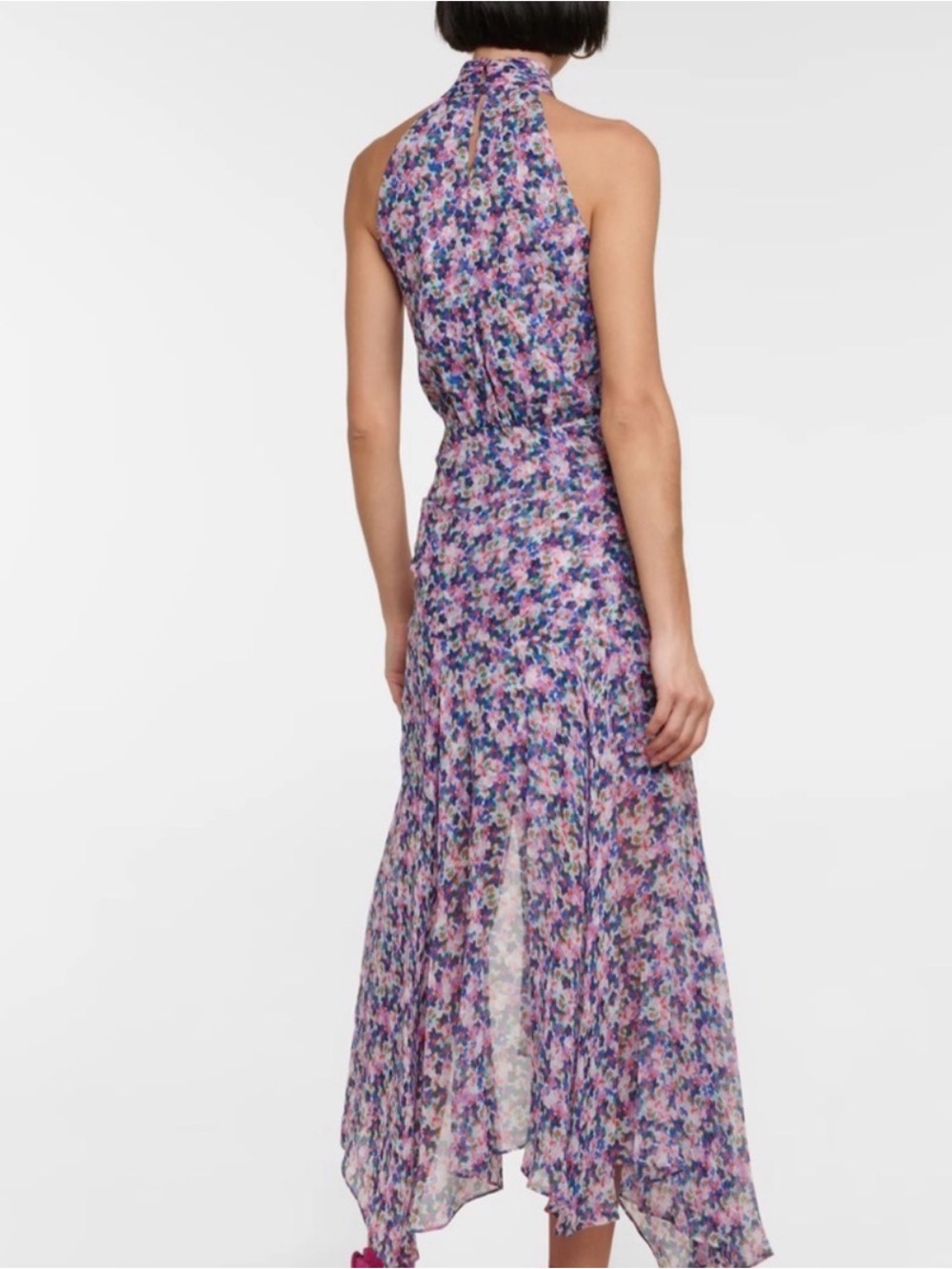 $698 Veronica Beard Women's
Pink Silk Paisley Asymmetric Leia
Dress Size 12 - Picture 2 of 2